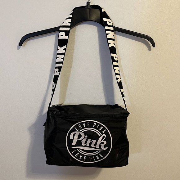 "Pink" Black Insulated Lunch Bag - Picture 1 of 3